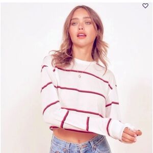 Reformation Cropped long sleeve